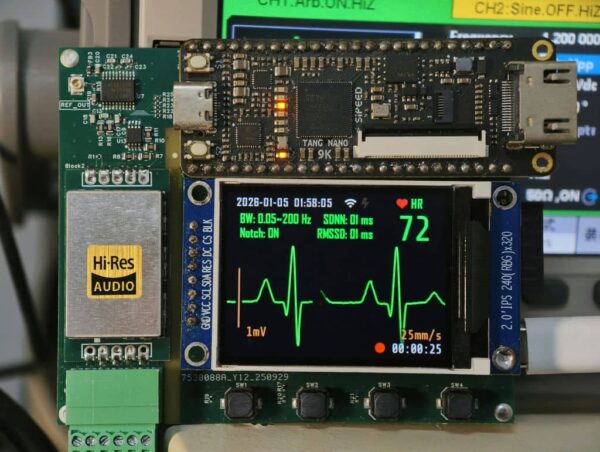 (开源) 心电测量基础，DIY单道电生理记录仪